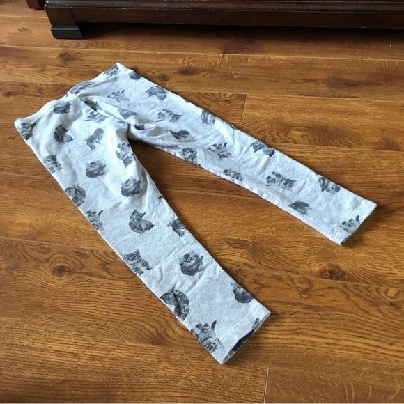 Wonder Nation gray cat print leggings in size S (6/6x) - Picture 1 of 7